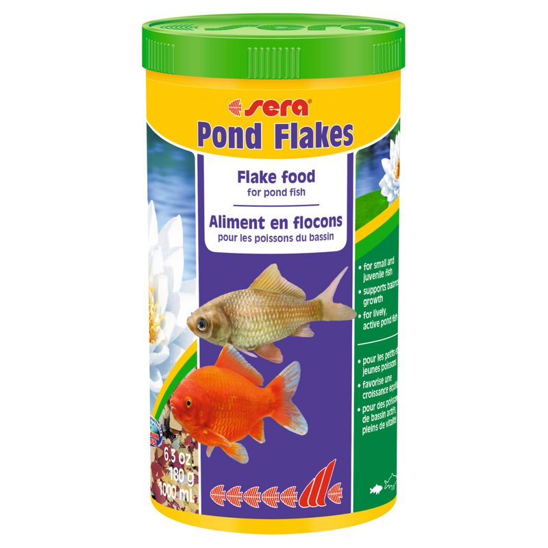 غذای ماهی گلد فیش سرا مدل flakes09 وزن 180 گرم