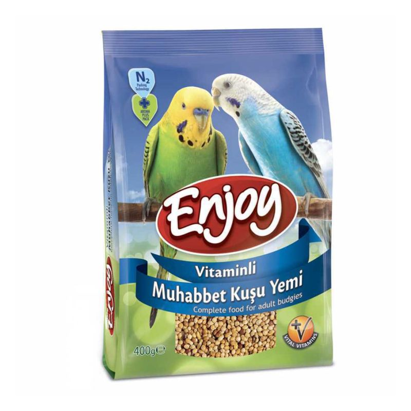 غذای مرغ عشق enjoy کد em01 وزن 400 گرم