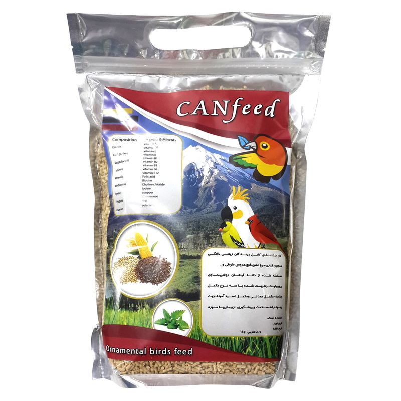 غذای پرنده مدل canfeed مقدار 1 کیلوگرم