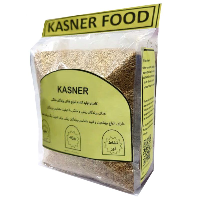 غذای پرندگان کاسنر مدل تخم کتان کد trv وزن 500 گرم