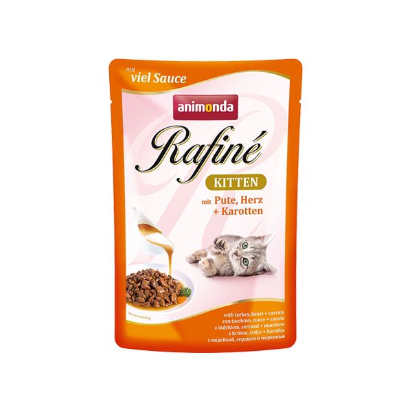غذای پوچ گربه انیموندا مدل kitten وزن 100 گرم