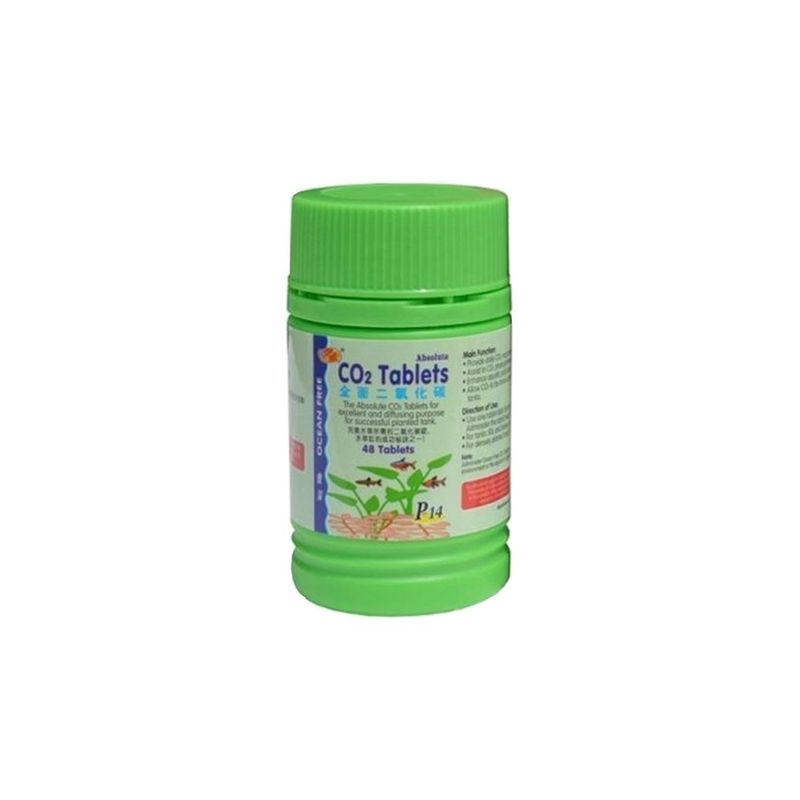 قرص co2 آکواریوم پلنت مدل p14 ocean free مجموعه 48 عددی