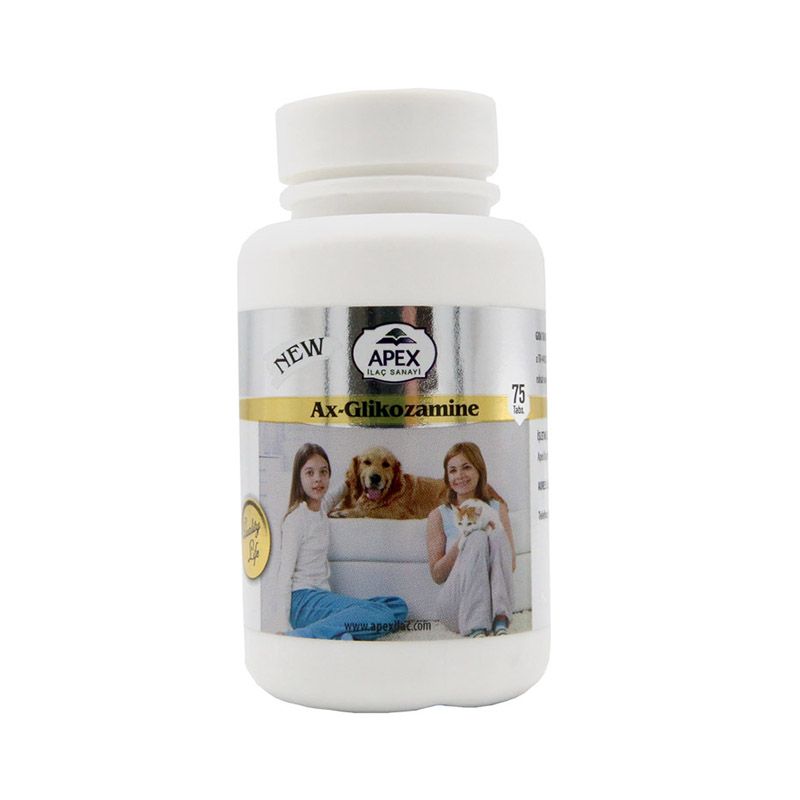 قرص تقویت مفاصل سگ و گربه اپکس مدل ax glikozamine