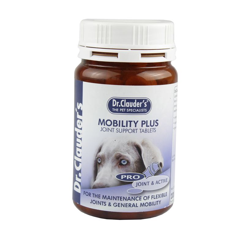 قرص تقویت مفاصل و عضلات سگ دکتر کلادرز مدل mobility plus وزن 200 گرم