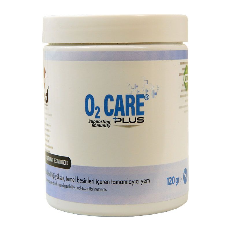 قرص جویدنی سگ و گربه وی اس دی مدل تقویت سیستم ایمنی و تنفسی o2 care وزن 120 گرم