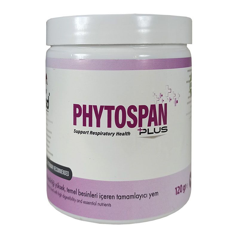 قرص جویدنی سگ و گربه وی اس دی مدل تقویت سیستم تنفسی phytospan وزن 120 گرم