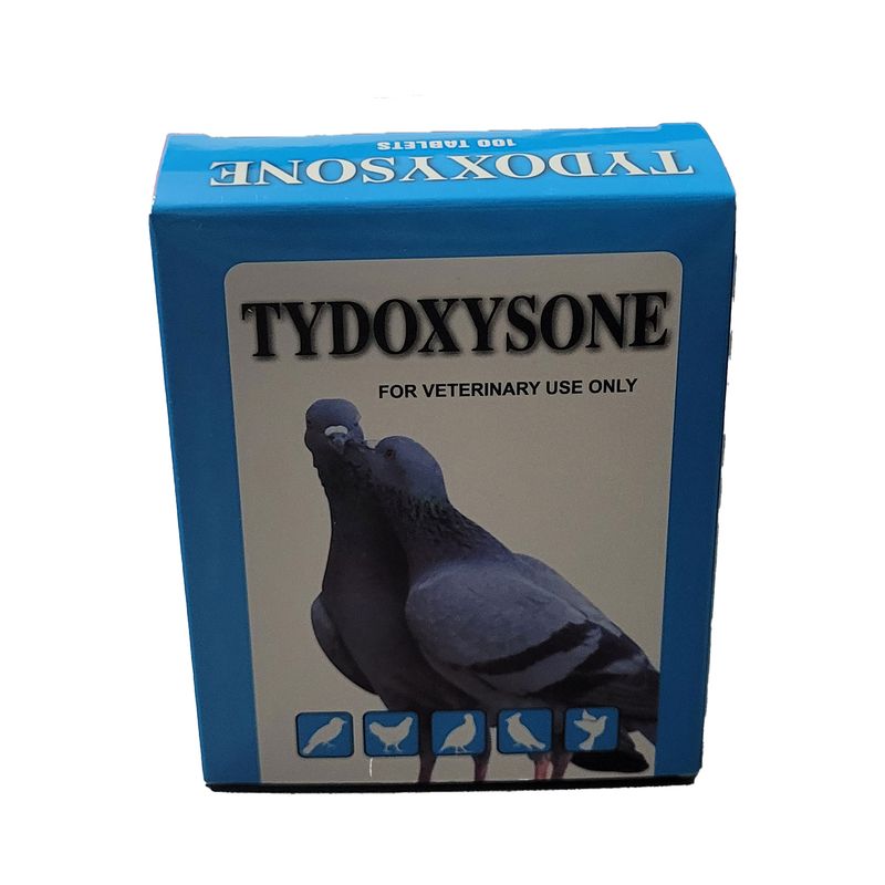 قرص ضد التهاب پرندگان مدل tydoxysone بسته 100 عددی