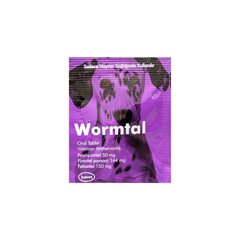 قرص ضد انگل سگ و گربه باوت مدل wormtal وزن 4 گرم