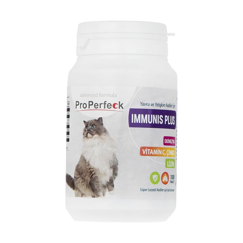 قرص مکمل تقویت سیستم ایمنی گربه پروپرفک مدل advanced formula بسته 100 عددی