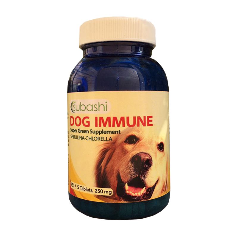 قرص مکمل سگ سوباشی مدل dog immune وزن 95 گرم بسته 250 عددی
