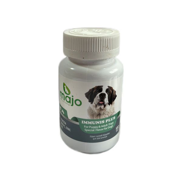 قرص مکمل سگ ماجو مدل immunis plus وزن 50 گرم بسته 100 عددی