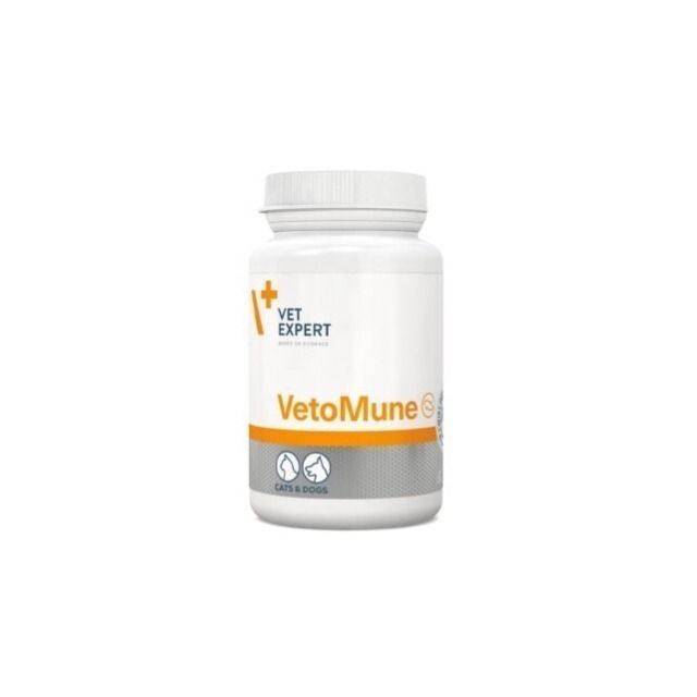 قرص مکمل سگ و گربه وت اکسپرت مدل vetomune تقویت سیستم ایمنی بسته 60 عددی
