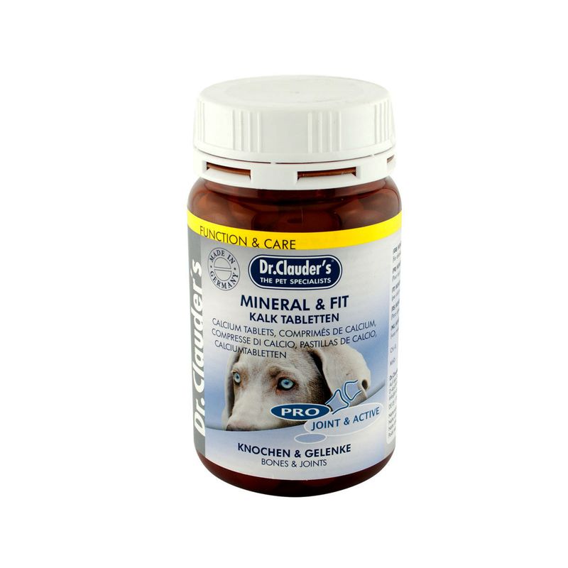 قرص کلسیم سگ دکتر کلادرز مدل mineral & fit وزن 250 گرم