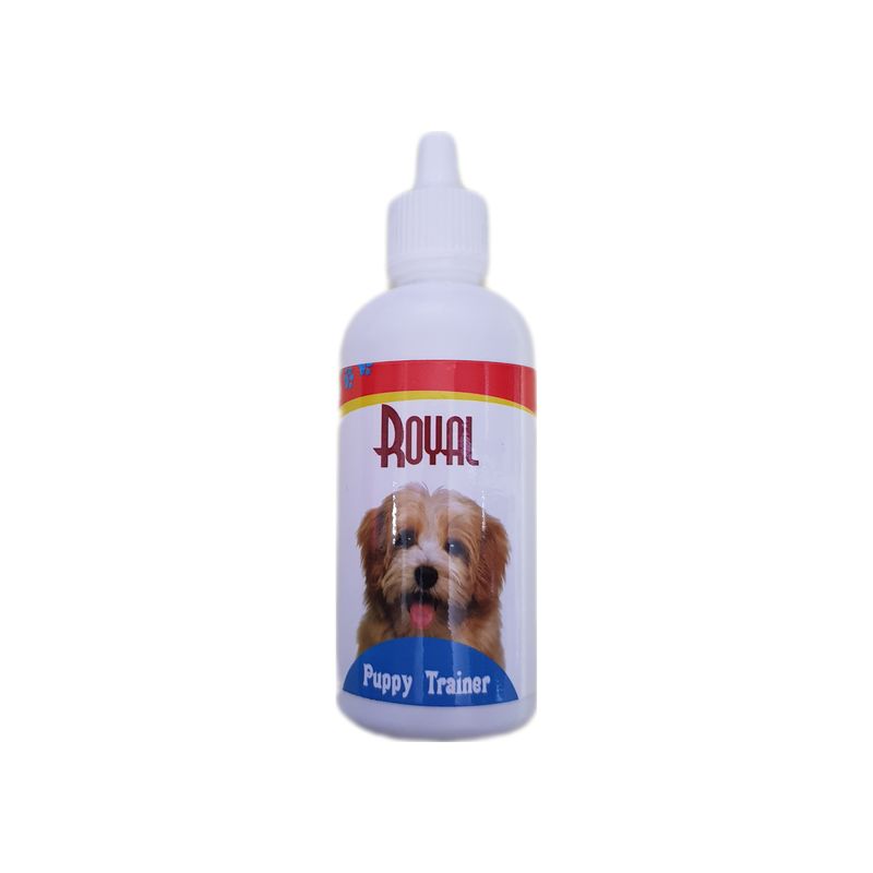 قطره تعلیم ادرار سگ رویال مدل puppy trainer حجم 60 میلی لیتر