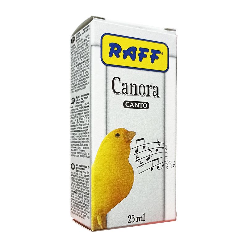 قطره محرک آواز خوانی و جفتگیری پرنده نر راف مدل canora canta حجم 25 میلی لیتر
