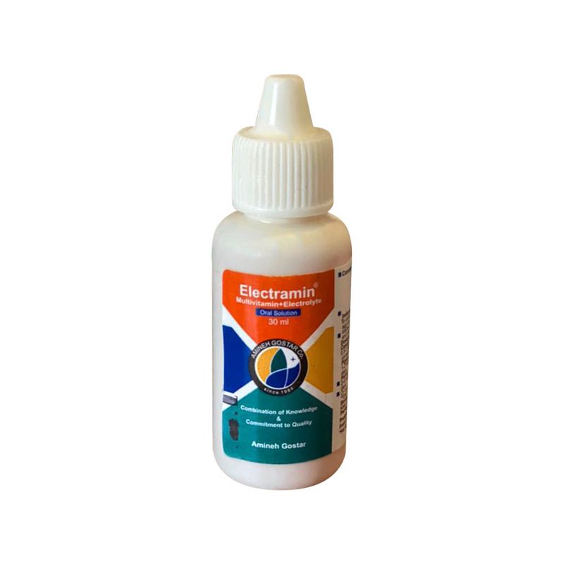قطره پرندگان الکترامین مدل multivitamin حجم 30 میلی لیتر