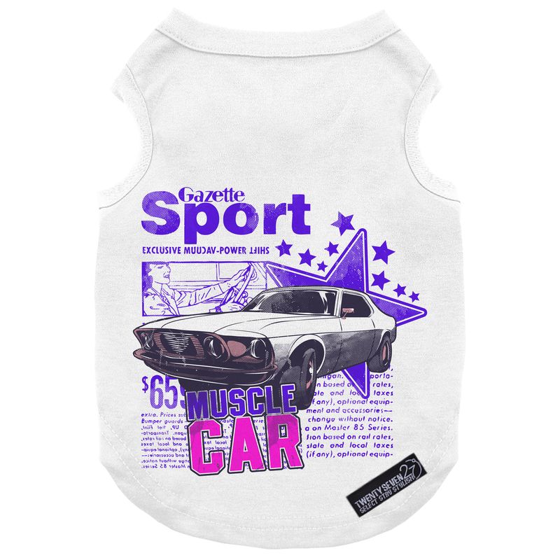 لباس سگ و گربه 27 طرح car sport کد mh347 سایز xl
