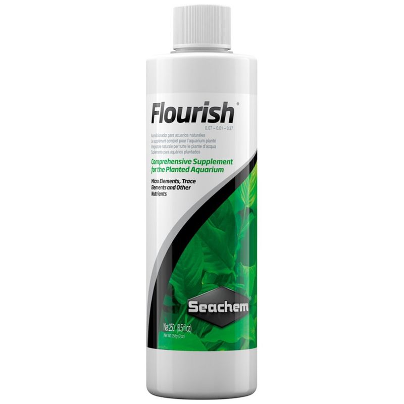 محلول آب آکواریوم seachem مدل flourish حجم 250 میلی لیتر
