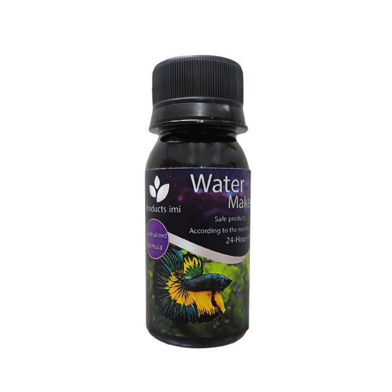 محلول آماده ساز آب آکواریوم مدل products imi حجم 60 میلی لیتر