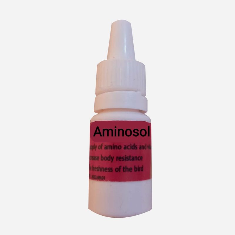 محلول افزایش تخم پرندگان زینتی مدل aminosol 30x حجم 30میلی لیتر
