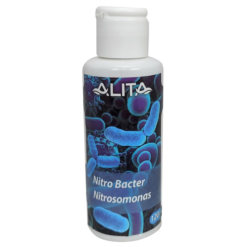 محلول باکتری ساز آب آکواریوم آلیتا مدل nitro bacter حجم 120 میلی لیتر