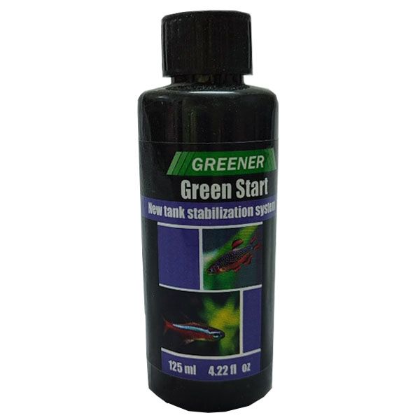 محلول باکتری ساز آب آکواریوم گرینر مدل green start حجم 125 میلی لیتر