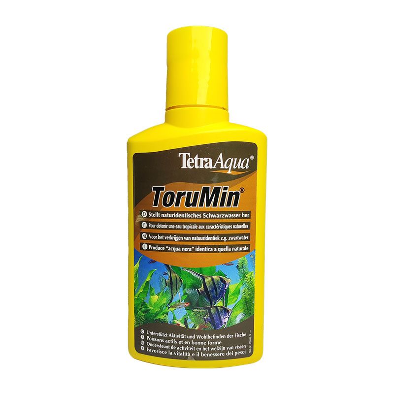 محلول بلک واتر آکواریوم تترا آکوا مدل torumin حجم 250 میلی لیتر