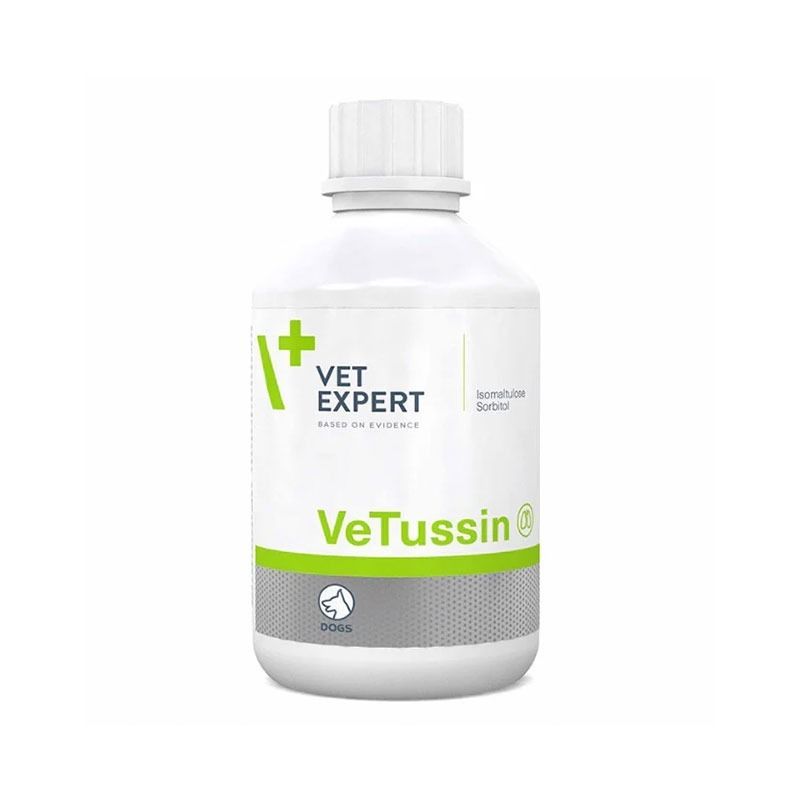 محلول درمانی سگ بالغ وت اکسپرت مدل vetussin liquid مناسب سیستم تنفسی حجم 100 میلی لیتر