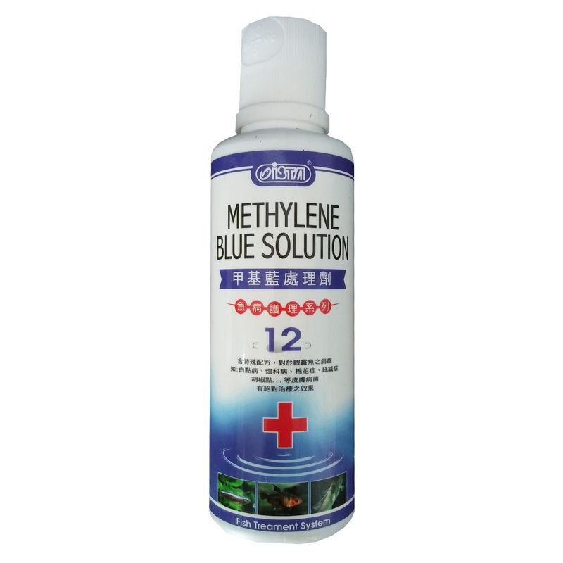 محلول درمانی متیلن بلو آکواریوم ایستا مدل methylene blue حجم 250 میلی لیتر