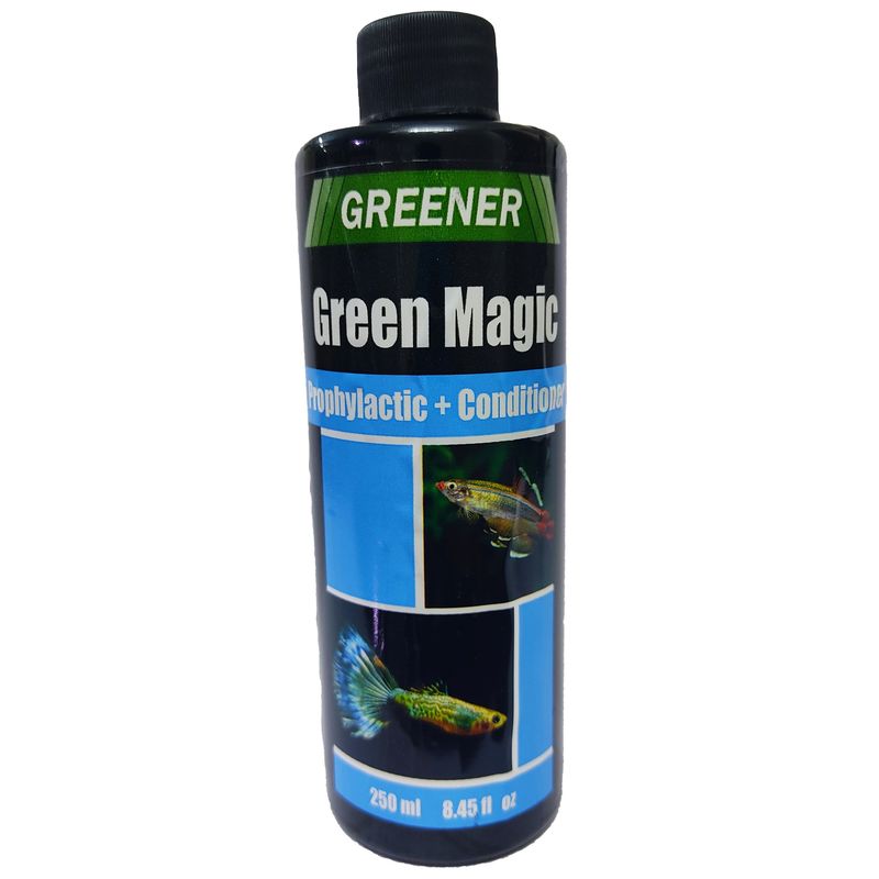 محلول شفاف کننده آب آکواریوم گرینر مدل green magic حجم 250 میلی لیتر