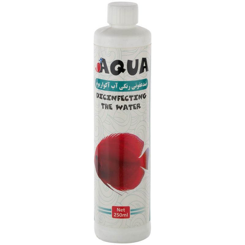 محلول ضد عفونی کننده آب آکواریوم مدل aqua حجم 250 میلی لیتر