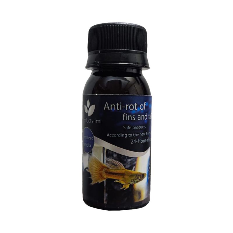 محلول ضد پوسیدگی دم و باله ماهی مدل products imi حجم 60 میلی لیتر