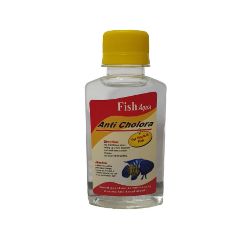 محلول ضد کلر آکواریوم آکوا مدل anti cholora حجم 120 میلی لیتر