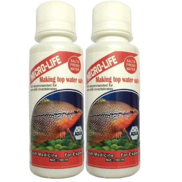 محلول ضد کلر میکرولایف مدل m120 حجم 100 میلی لیتر بسته 2 عددی