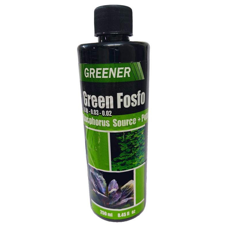 محلول فسفات آکواریوم گرینر مدل green fosfo حجم 250 میلی لیتر