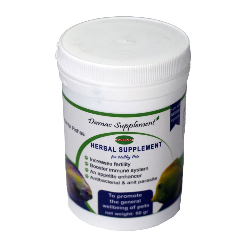 محلول مولتی ویتامین آبزیان داماک مدل محرک رشد گیاهی پودری کد 80g حجم 200 میلی لیتر