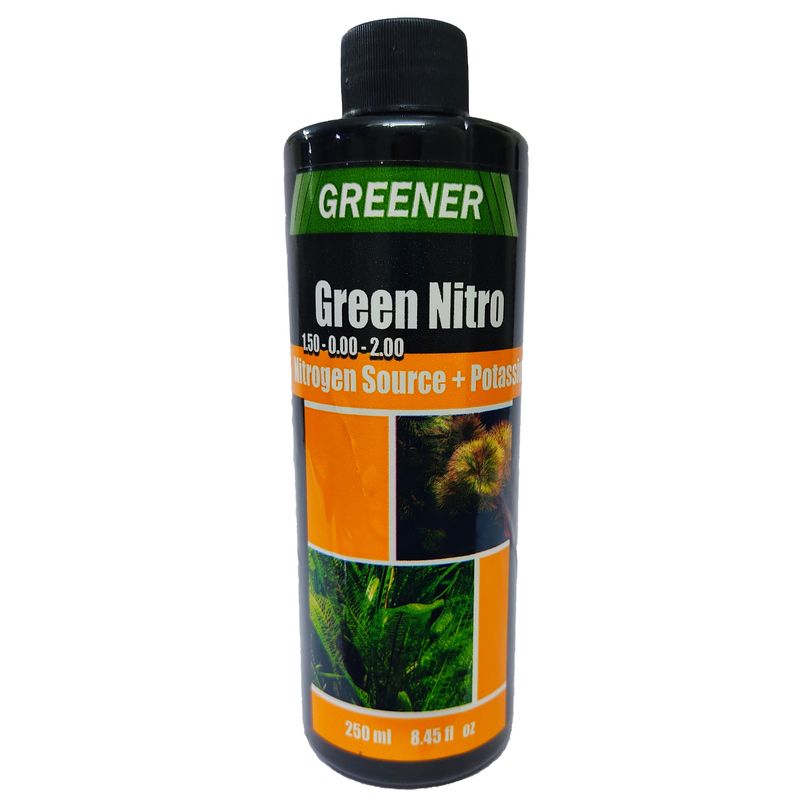 محلول نیتروژن آکواریوم گرینر مدل green nitro حجم 250 میلی لیتر