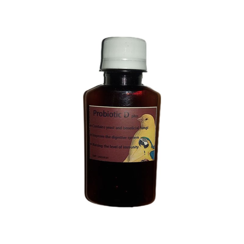 محلول پروبیوتیک دی پلاس پرندگان کد p120d plus حجم 120میلی لیتر