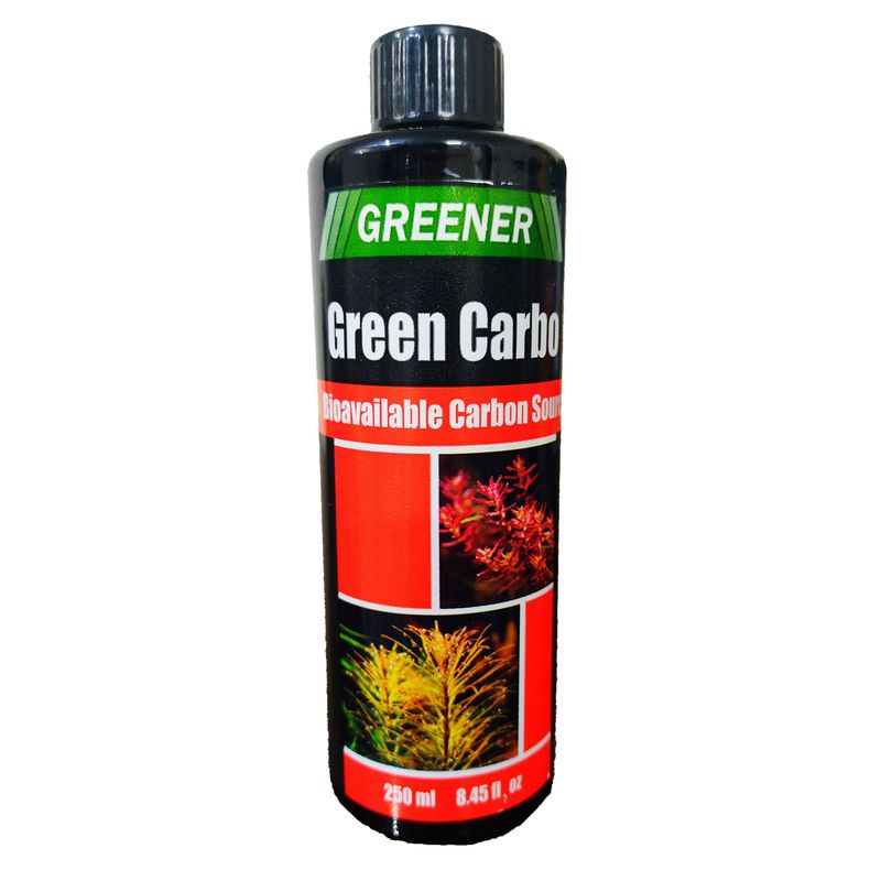 محلول کربن آکواریوم گرینر مدل green carbo حجم 250 میلی لیتر