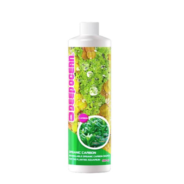 محلول کربن مایع دیپ اوشن مدل organic carbon حجم 500 میلی لیتر
