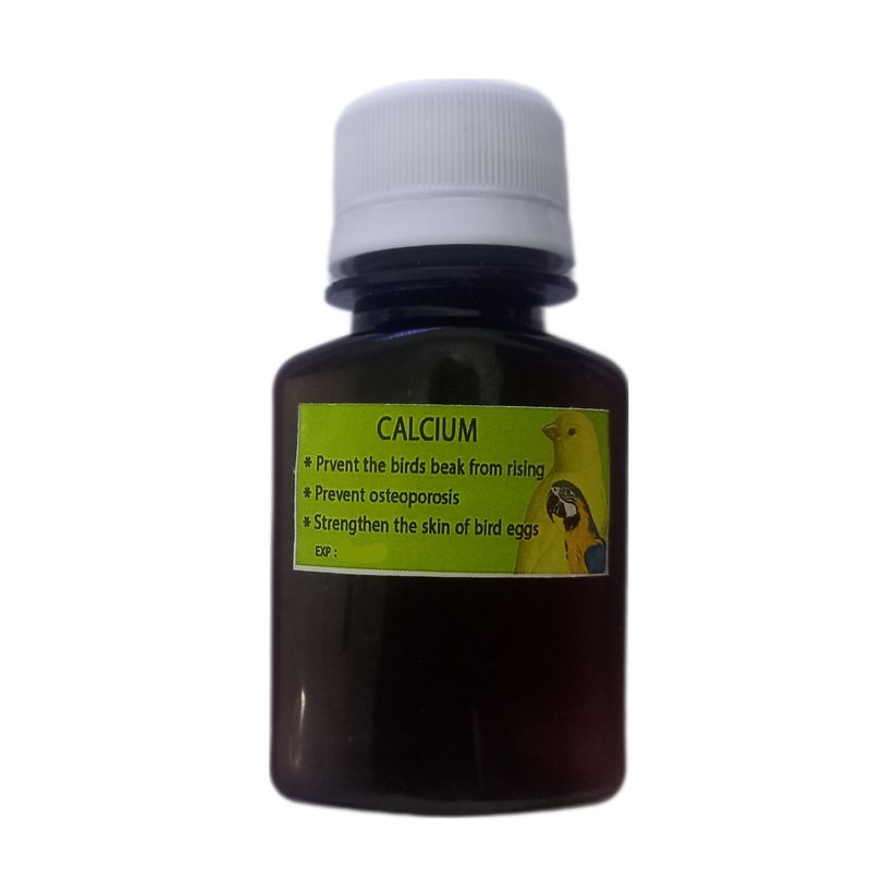 محلول کلسیم پرندگان زینتی کد c120 حجم 120 میلی لیتر