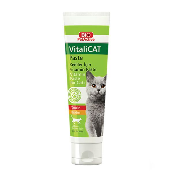 مولتی ویتامین گربه بایو پت اکتیو مدل vitalicatpaste 9328 وزن 100گرم