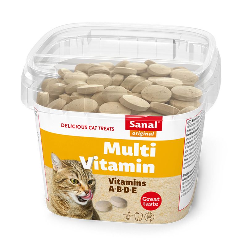 مولتی ویتامین گربه سانال مدل multi vitamin cup وزن 100 گرم