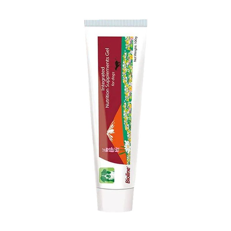 مکمل تقویتی سگ بایولاین مدل nutrition supplements gel وزن 100 گرم
