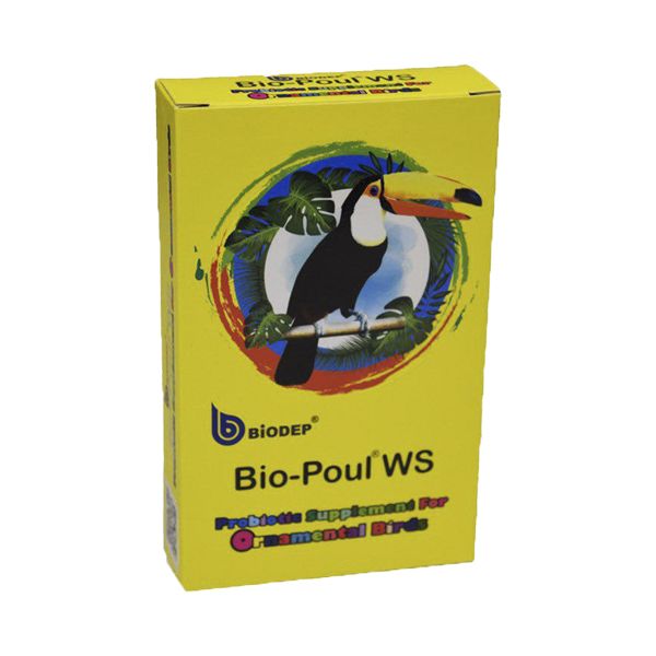 مکمل غذای پرندگان زینتی بایودیپ مدل bio poul
