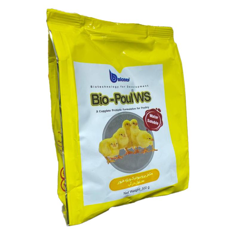 مکمل غذای پرندگان زینتی مدل bio pol وزن ۵۰۰ گرم