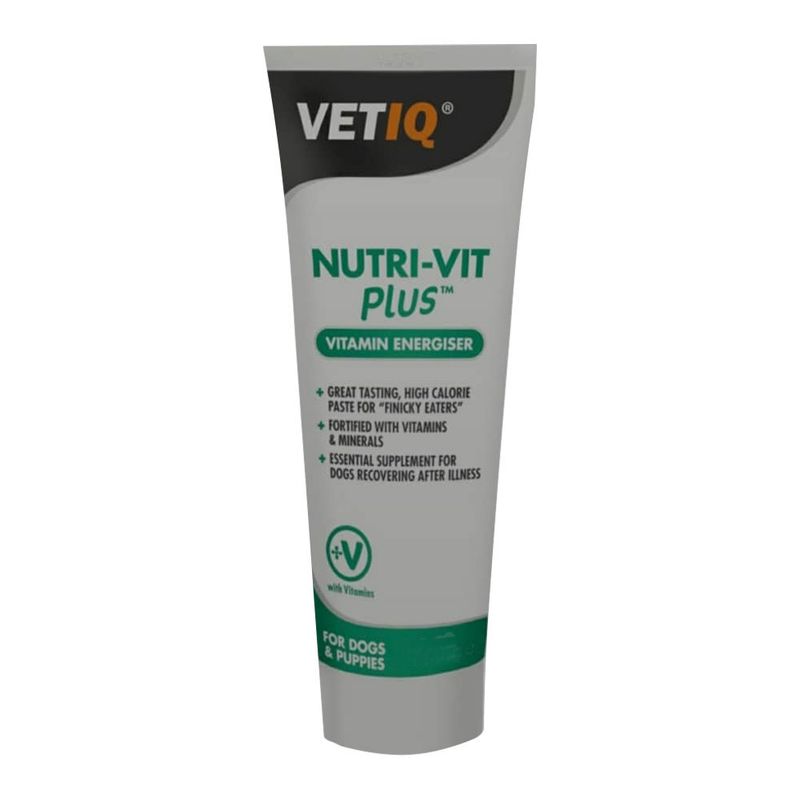 مکمل مولتی ویتامین سگ وت آی کیو مدل nutri vet plus وزن 70 گرم