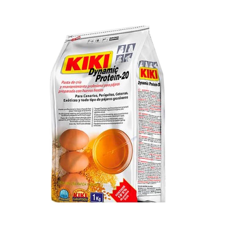 مکمل پروتئینی پرندگان کیکی مدل dynamic protein 20 وزن 1 کیلوگرم
