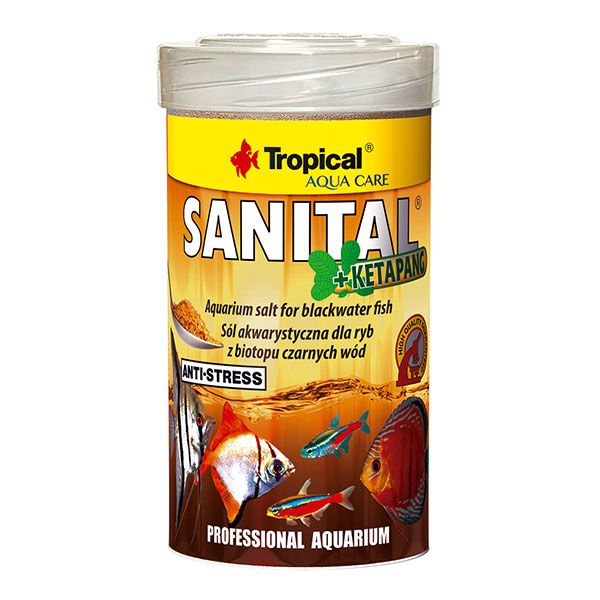 نمک آکواریوم تروپیکال مدل sanital وزن 120 گرم