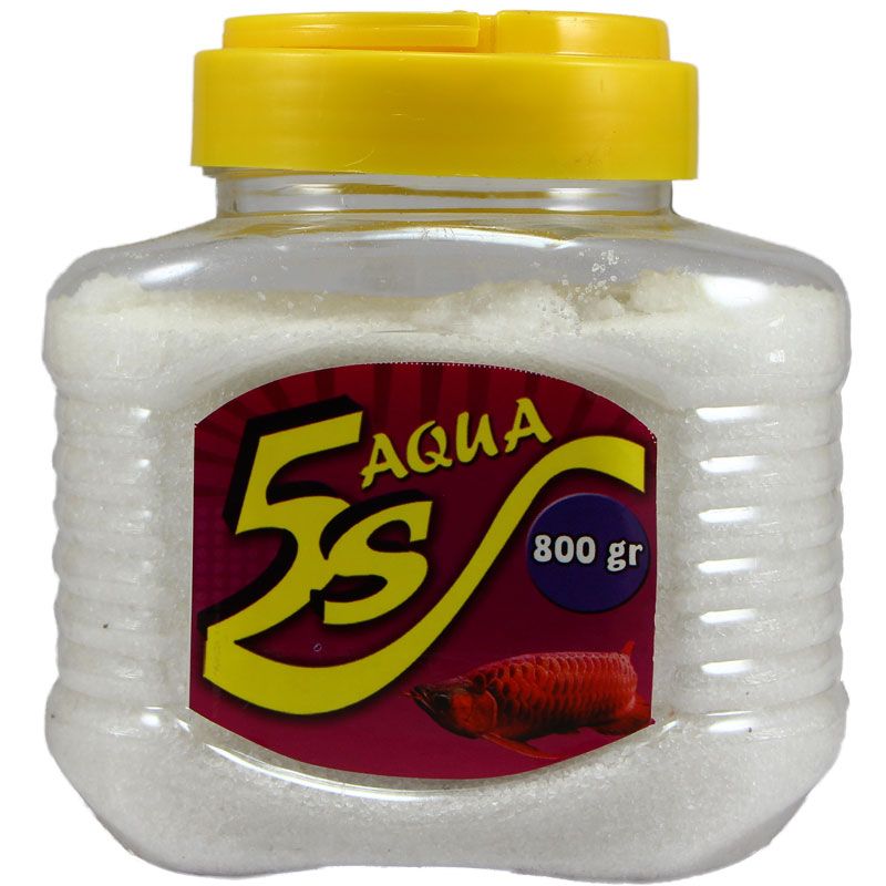 نمک دریایی اس 5 آکوا مدل s01 وزن 800 گرم